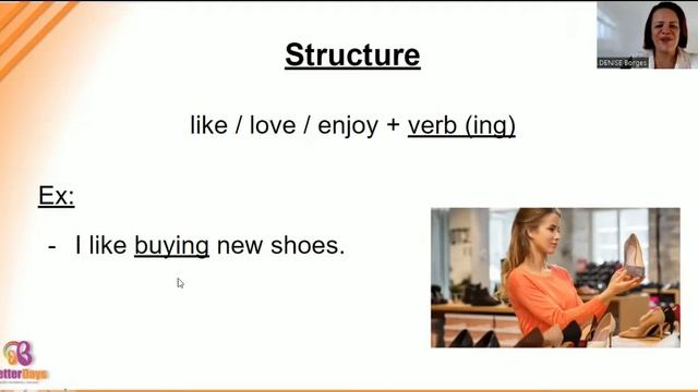 I like/enjoy doing... | I like apple. - VERB + ING - VERB + NOUN смотреть онлайн