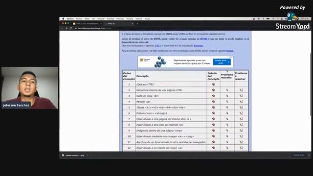 HTML y CSS basico смотреть онлайн