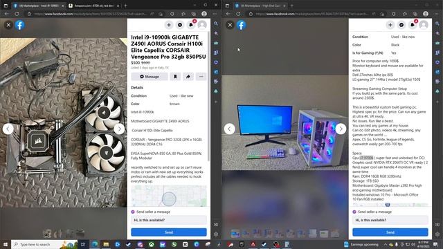 GOOD AND BAD FACEBOOK MARKETPLACE GAMING PC. смотреть онлайн