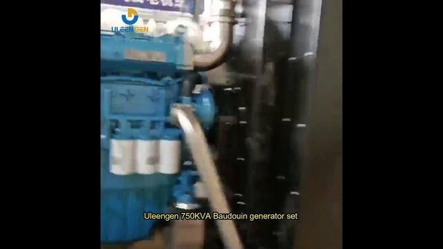 600KW 750KVA Weichai diesel generator set by Baudouin 6M33D725E310 смотреть онлайн