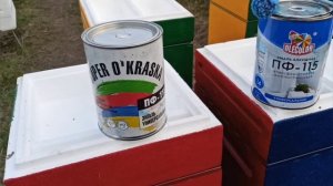 Чем красить ППС улья