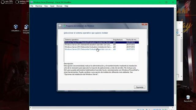 Instalar Windows Server 2012 con Virtual Box смотреть онлайн