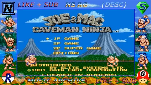 15-Echoes from the Valley (Joe & Mac Caveman Ninja)(SNES) смотреть онлайн