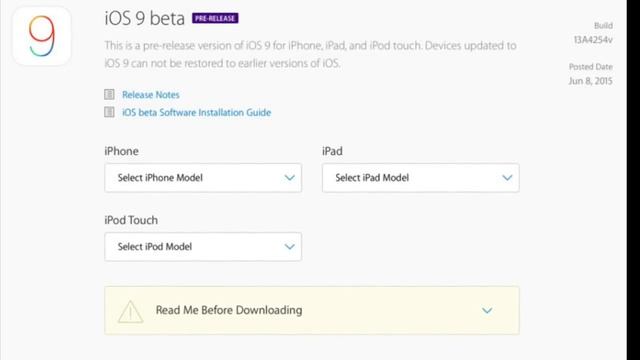 Скачать IOS 9 / Скачать Ios 9 beta /Ios 9 beta developer preview смотреть онлайн
