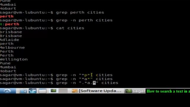 How to search a text in a file in Ubuntu смотреть онлайн