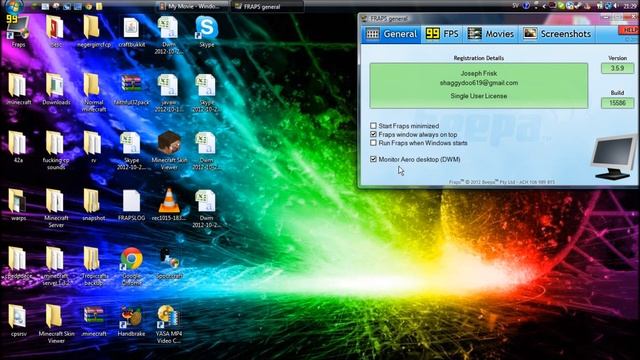 [Fraps tutorial]How to record your desktop or your browser using fraps смотреть онлайн