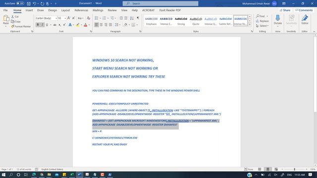 windows 10/11 taskbar search not working смотреть онлайн