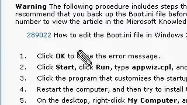Installing Windows XP sp2(if you get an error message) смотреть онлайн
