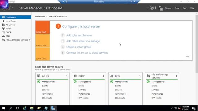 How to Install DHCP Role in Windows Server 2016 смотреть онлайн
