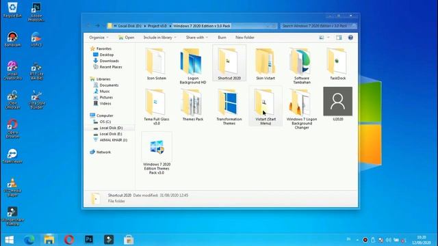 Rilis Sep 2020!!! Tema Windows 7 2020 Edition v3.0 смотреть онлайн