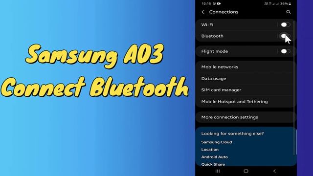 How to Connect Bluetooth Device to SAMSUNG A03,A03 core – Use Bluetooth speakers,earphons .. etc смотреть онлайн