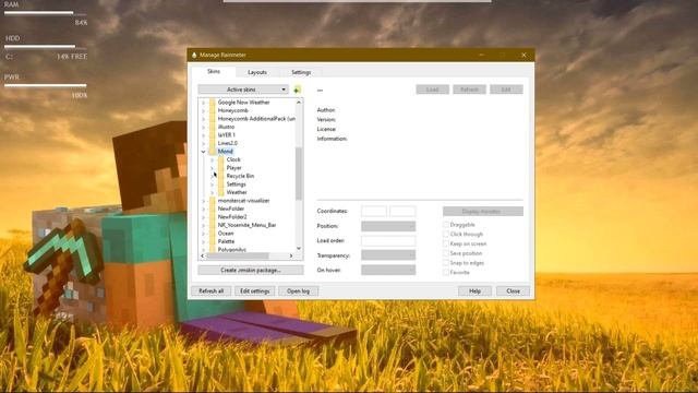 Minecraft Desktop Customization | Make Windows Look Better смотреть онлайн