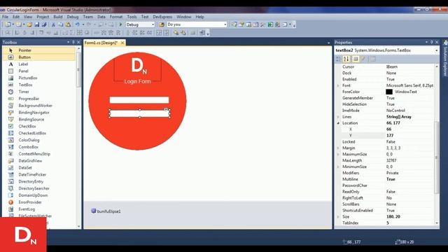 Login Form Design in C# Windows Application смотреть онлайн