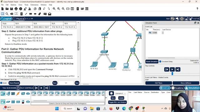 9.1.3 Paket Tracer : Identify MAC and IP смотреть онлайн