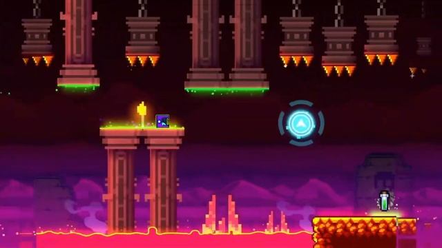 Geometry Dash 2.2 Sneak Peek, But the song is Press Start смотреть онлайн