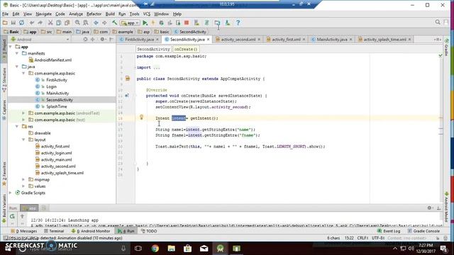 Simple Login App Tutorial Using Android Studio 2.3.3 (NEW) | Tutorial 7 | Matnas tutorials{ смотреть онлайн
