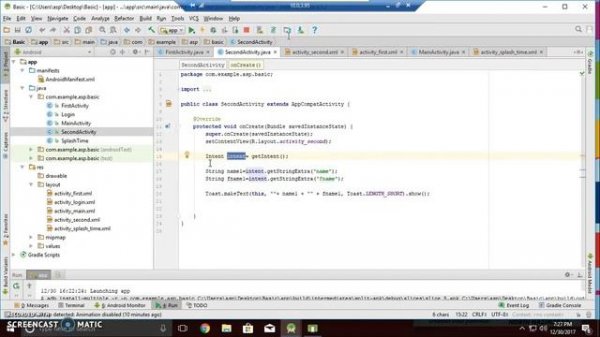 Simple Login App Tutorial Using Android Studio 2.3.3 (NEW) | Tutorial 7 | Matnas tutorials{