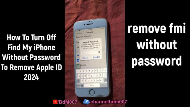 Remove fmi without PC /How To Turn Off Find My iPhone Without Password To Remove Apple ID 2024 смотреть онлайн