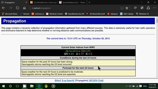 Websites for Propagation and space weather information ahd now it affects your listening смотреть онлайн