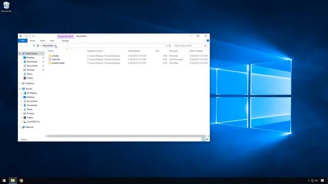 How To Empty your Recycle Bin in Windows 10 смотреть онлайн