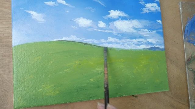 Windows XP Acrylic Landscape Painting смотреть онлайн