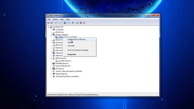 Update graphics card in Windows 7 смотреть онлайн