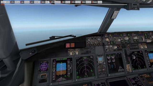 XP11 | ZIBO 737-800 | NZAA - Auckland, NZ To NFFN - Nadi, Fiji