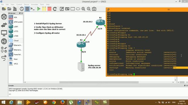 How to Configure Syslog Server in Router Using CLI смотреть онлайн