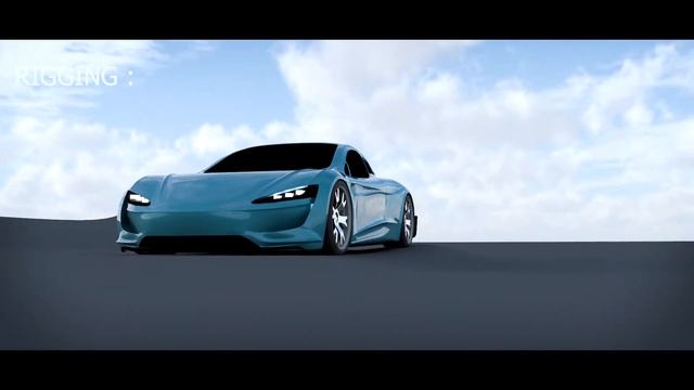Tesla rodster car showreel | lighting | modelling | animation смотреть онлайн