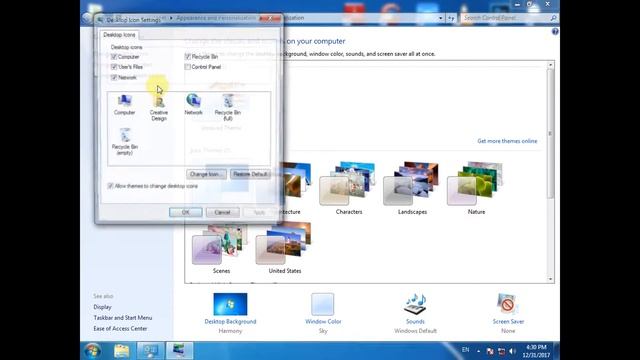 How Desktop Icons Show Hide in Windows 7 смотреть онлайн