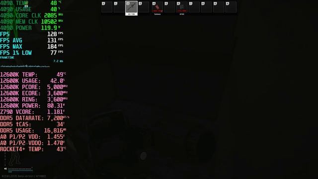 EFT \\ Shoreline \\ 12600K + Z790 + 4090 // DDR5-7200 // Neo G8 240Hz // 1440 pyur Preset Native смотреть онлайн