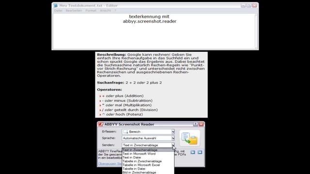 Abbyy Screenshot Reader