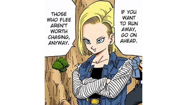 Vegeta vs Android 18 | Dragon Ball Chapters 352 - 354 | With Music & Color смотреть онлайн