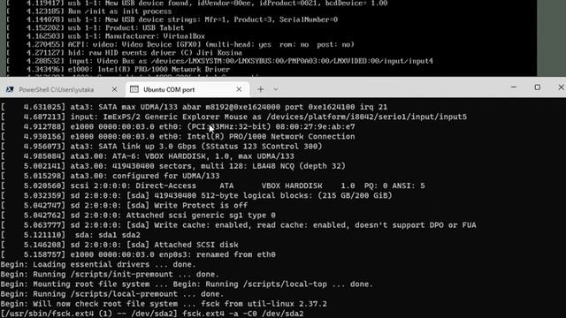 COM port connection by using Windows Terminal смотреть онлайн
