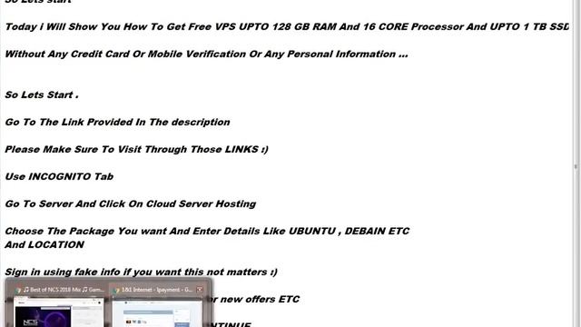 How To Get Free VPS RDP Server Upto 128 GB Ram And 16 Cores For one Year For F смотреть онлайн