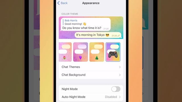 TELEGRAM TIPS Global themes on ios (Randiya Creation) смотреть онлайн