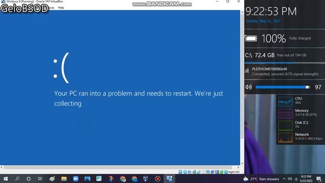 Google Meet has BSOD VM (Windows 8) смотреть онлайн