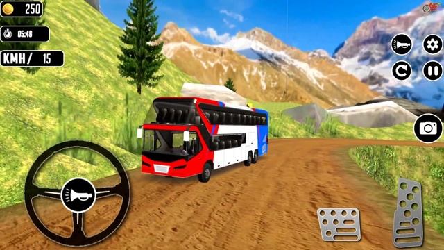 Uphill Offroad Bus Driving Simulator - Mountain Bus Driver Game 3D | Android Gameplay смотреть онлайн