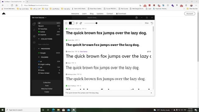 best tool to manage font || افضل برنامج لتنضيم الخطوط смотреть онлайн