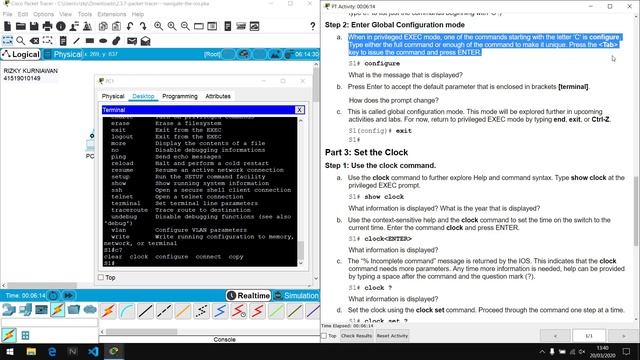 Packet Tracer - Navigate the IOS смотреть онлайн