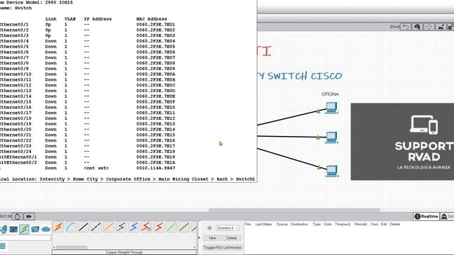 CONFIGURACIÓN Y EXPLICACIÓN DE PORT-SECURITY / CISCO PACKET TRACERT/ SUPPORT RVAD TI. смотреть онлайн