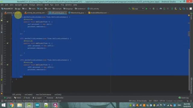 Android App For NodeMCU (ESP8266) Controlling (IoT) Part 5 смотреть онлайн