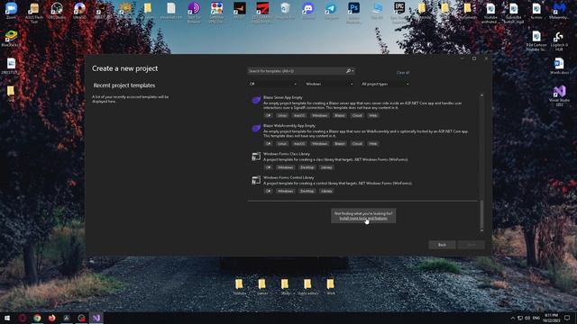 How to create a Windows Forms application in Visual Studio | C# First Windows Forms App (2023) смотреть онлайн