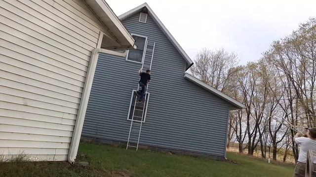 Climbing A Ladder Up To A Window! (Yesterday) смотреть онлайн