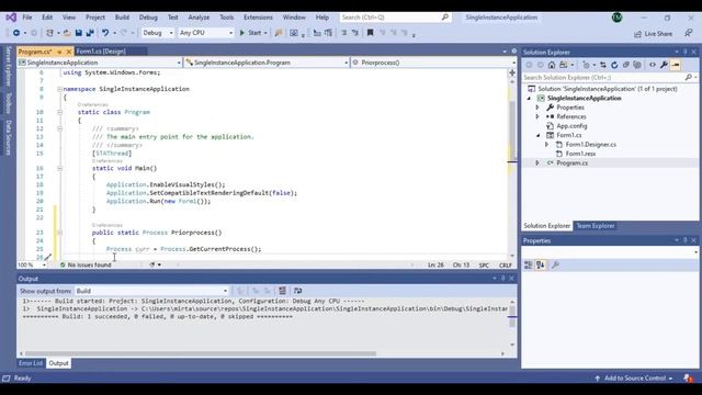 C# | Force application to run only one instance in windows смотреть онлайн
