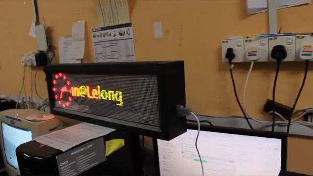 LED Moving Sign / LED Message Display / LED Message Board 26" x 5" смотреть онлайн