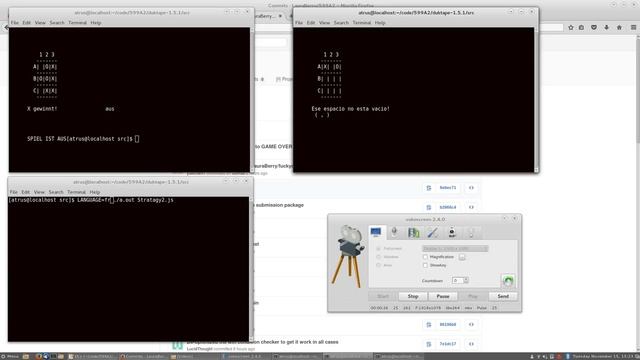 Tic-Tac-Toe in C using curses, with internationalization смотреть онлайн