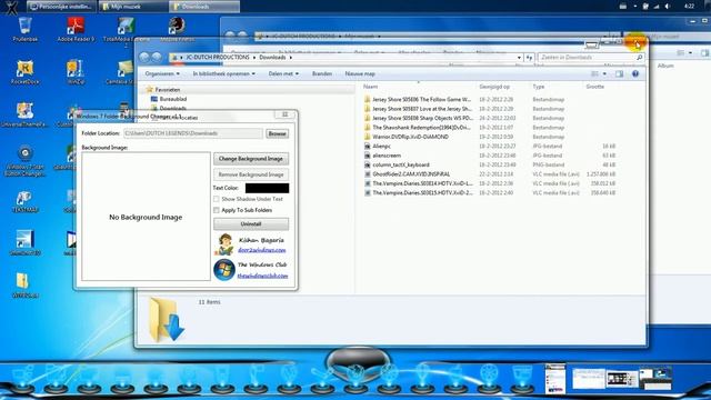 Win7 folder background changer смотреть онлайн