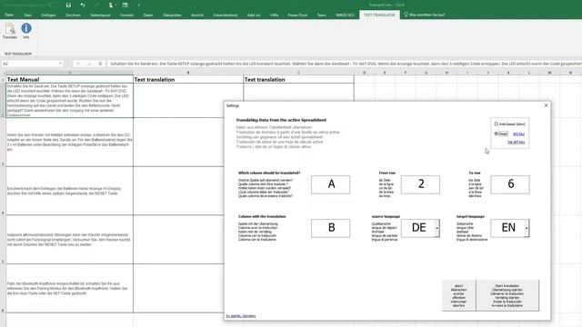 Excel translation tool - mass text translation with DeepL смотреть онлайн