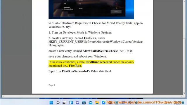 Disable Hardware Requirement Checks for Mixed Reality Portal app on Windows 10 смотреть онлайн